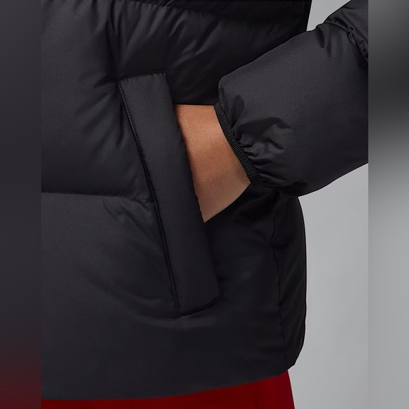 NWT Nike Jordan Women’s Black Puffer Jacket. $185 - Picture 8 of 13